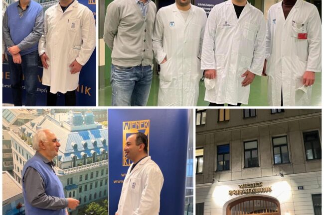 პრივატ კლინიკის ექიმების სამუშაო ვიზიტი ვენის პრივატ კლინიკასა და ვენის საუნივერსიტეტო კლინიკაში